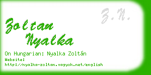 zoltan nyalka business card